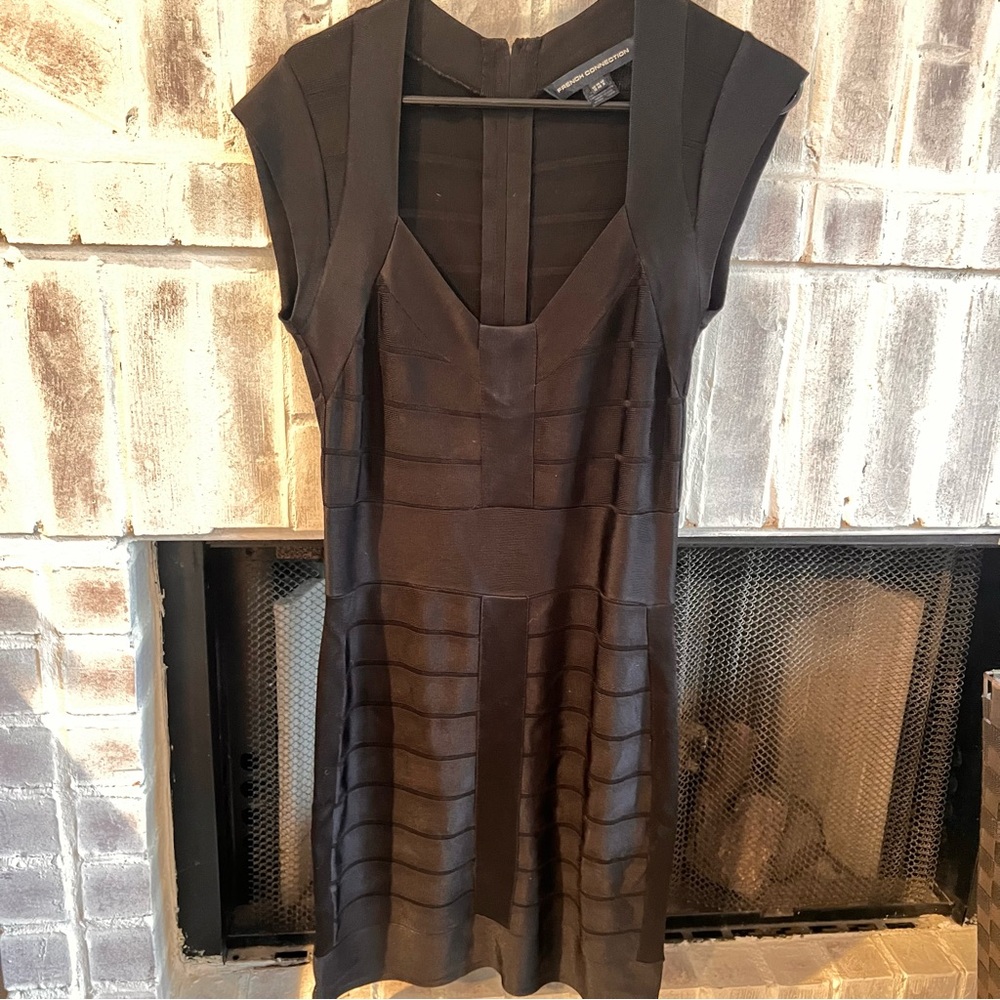 French Connection Black Mini Dress